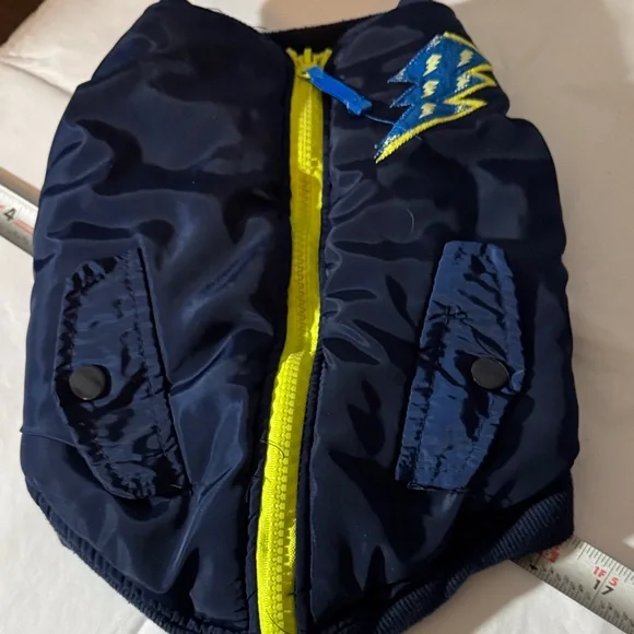 Top Paw Navy and Blue Dog Jacket - Picture 6 of 6